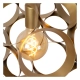 HANNELORE - Lampa wisząca - Ø 40 cm - 1xE27 - Matt Gold / Brass 10423/40/02 Lucide